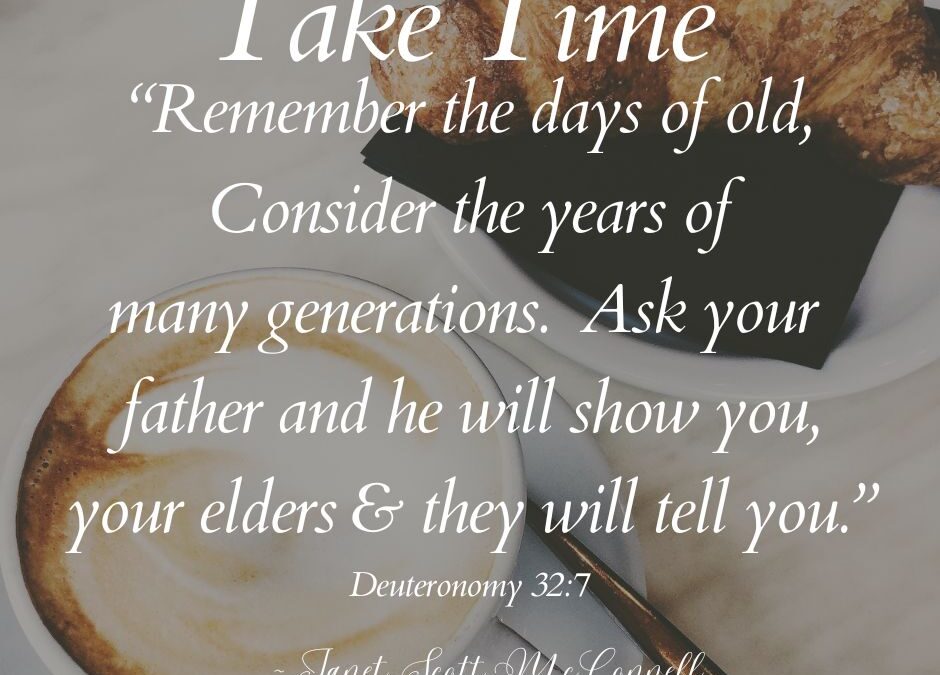 Take Time To Remember…