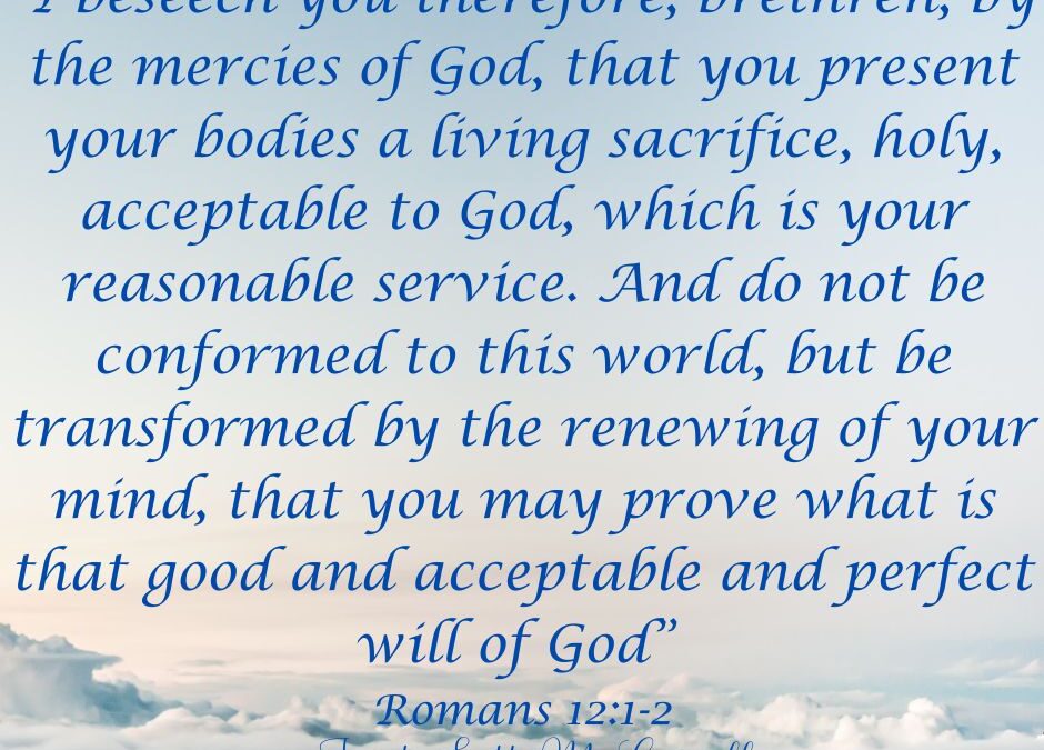 Renewing Your Mind