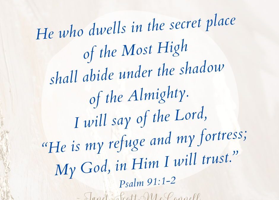 Find That Secret Place and Rest In Him!