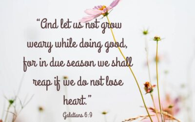 It’s Part of Growing So Don’t Get Weary, Walk in His Strength