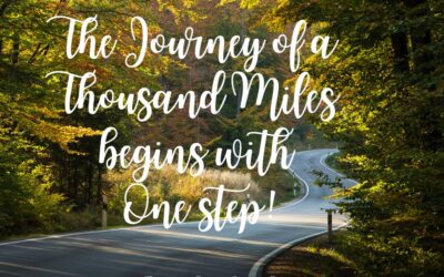 The Journey of 1,000 Miles Begins With 1 Step! Ready?