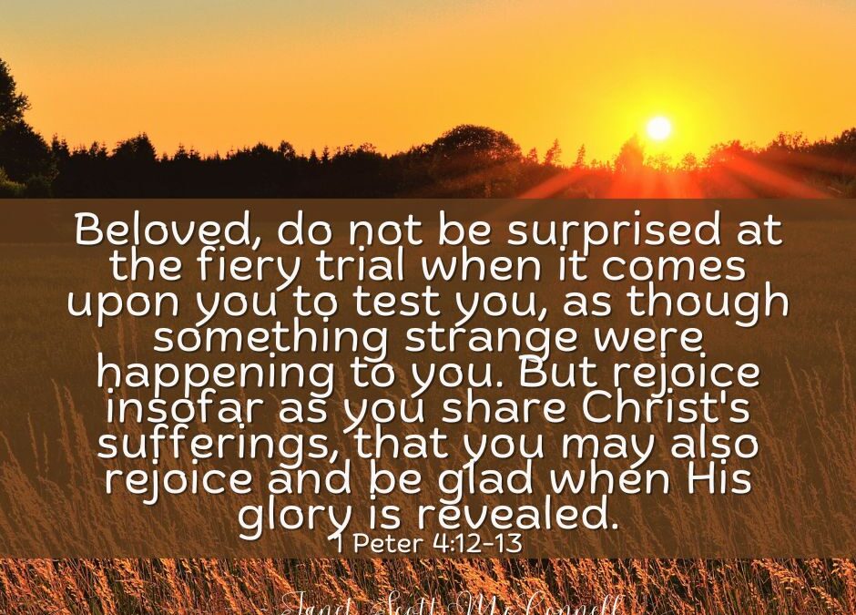 Dig Your Heels In & Trust Him…