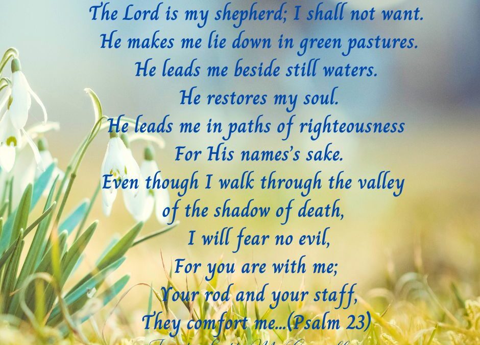 He Leads, He Restores, He Protects ~ He is With You!