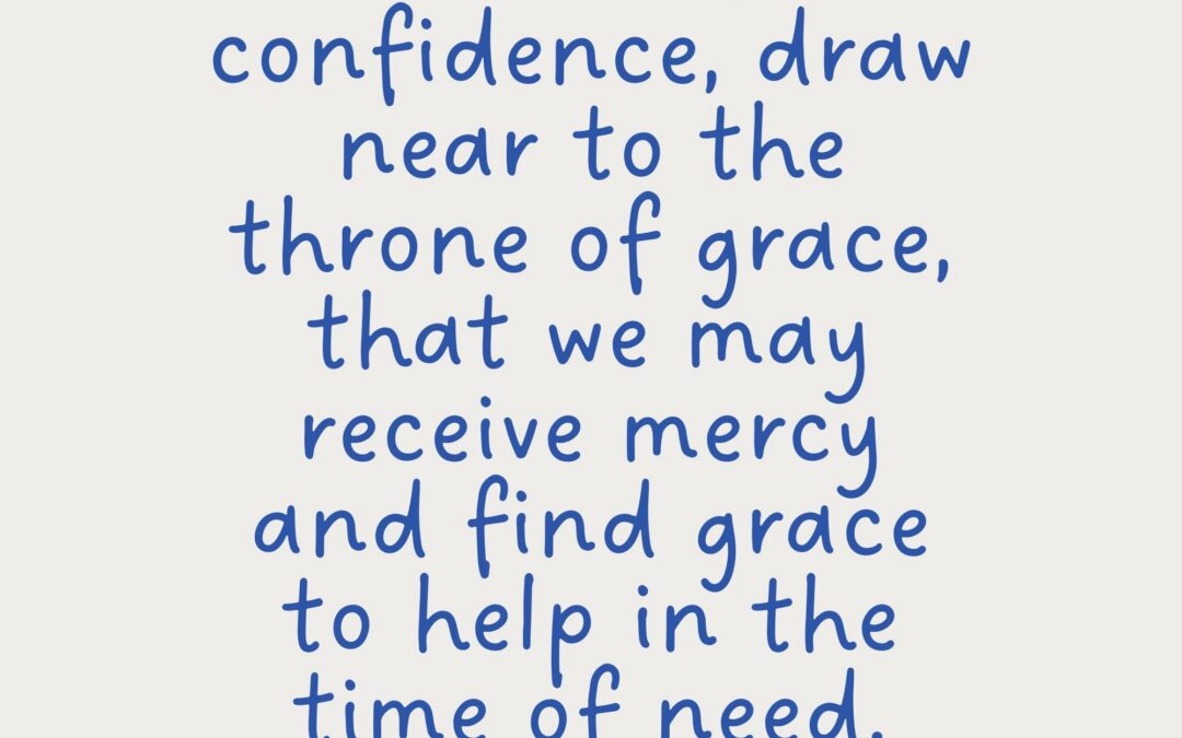 An Extra Dose of His Grace & Strength…